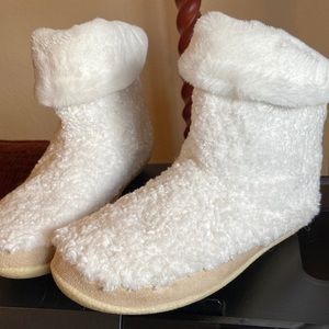 Tom slippers ankle boot indoor and out door slippers